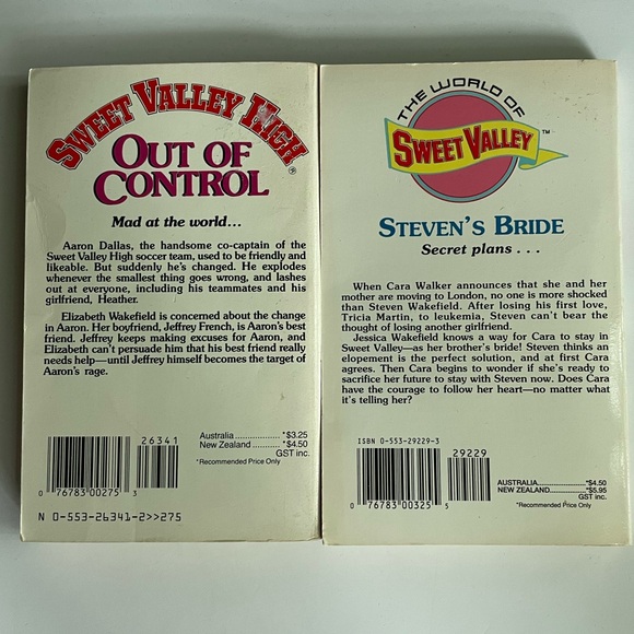 Sweet Valley High 6 book lot - Picture 4 of 9